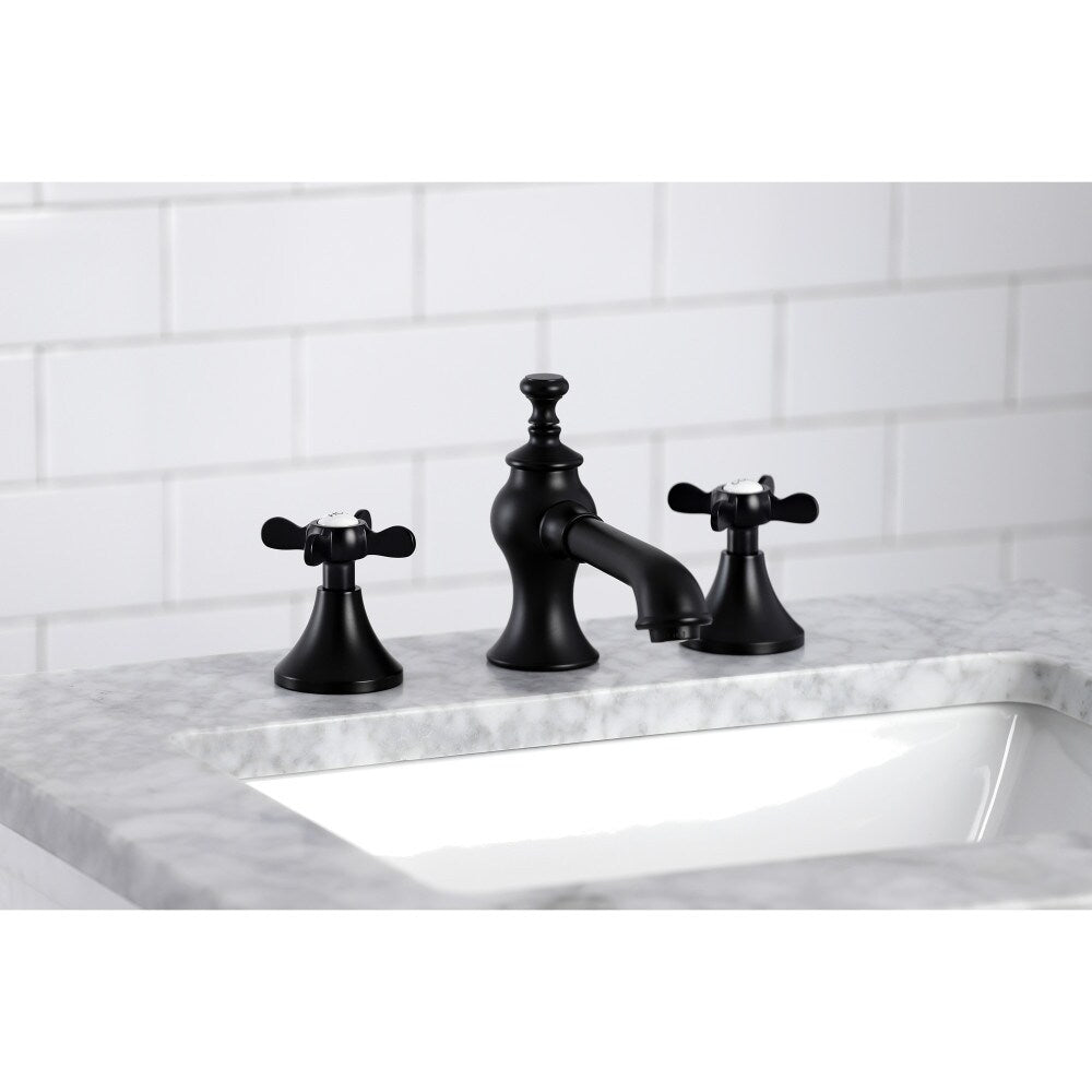 Essex 8 inch Widespread 2-Handle Bathroom Faucet in Matte Black