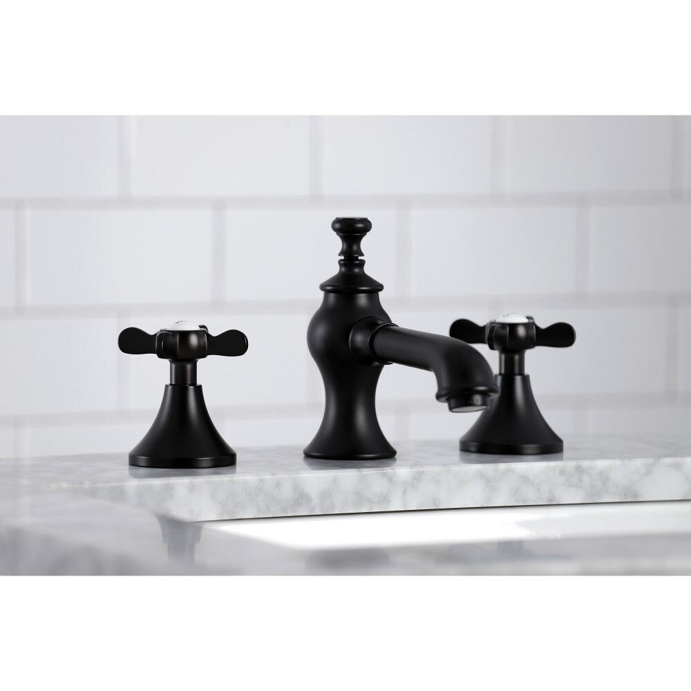 Essex 8 inch Widespread 2-Handle Bathroom Faucet in Matte Black
