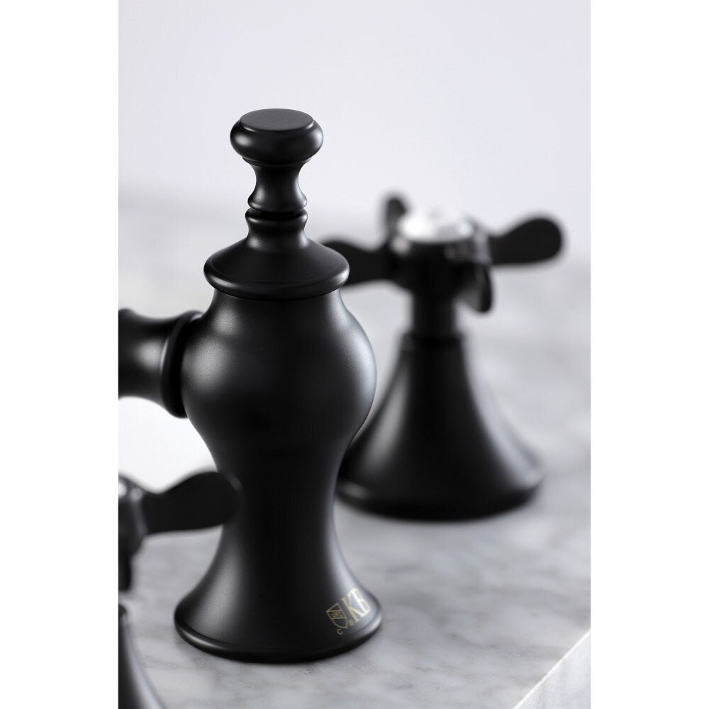 Essex 8 inch Widespread 2-Handle Bathroom Faucet in Matte Black