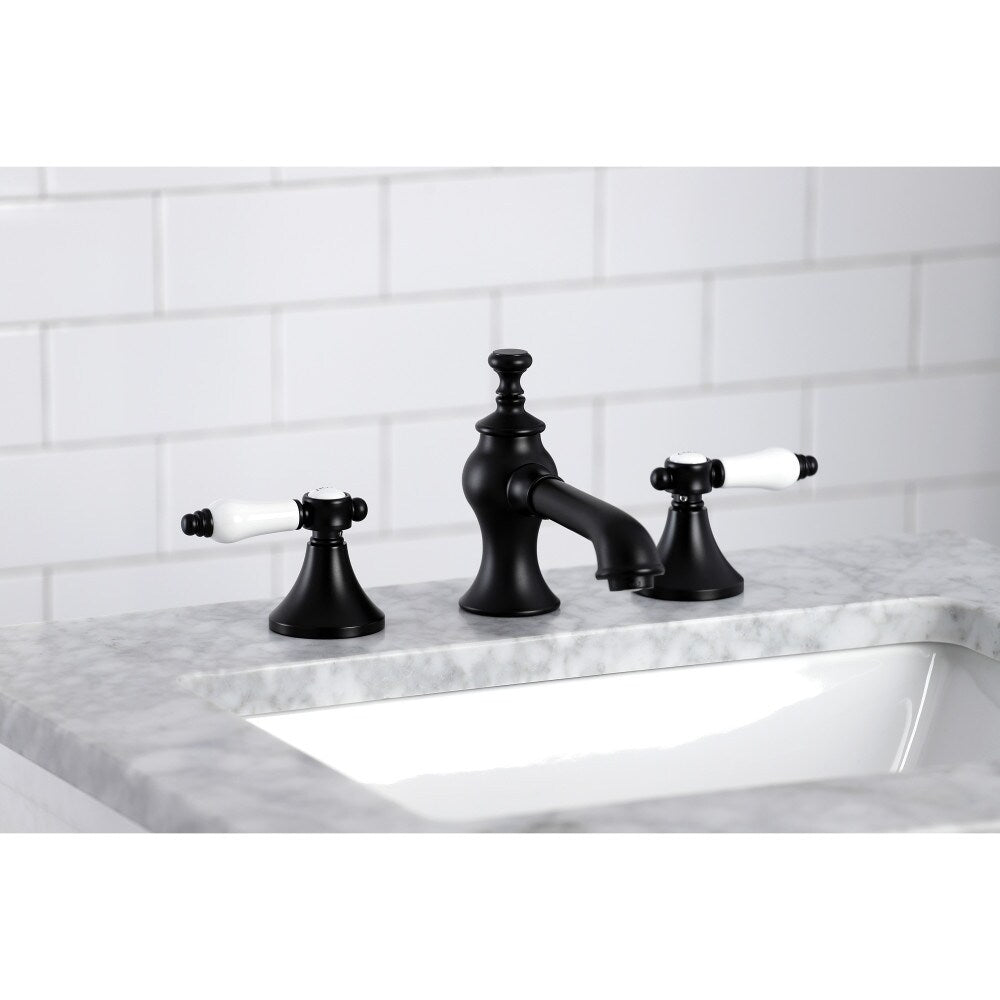 Bel-Air 8 inch Widespread 2-Handle Bathroom Faucet in Matte Black