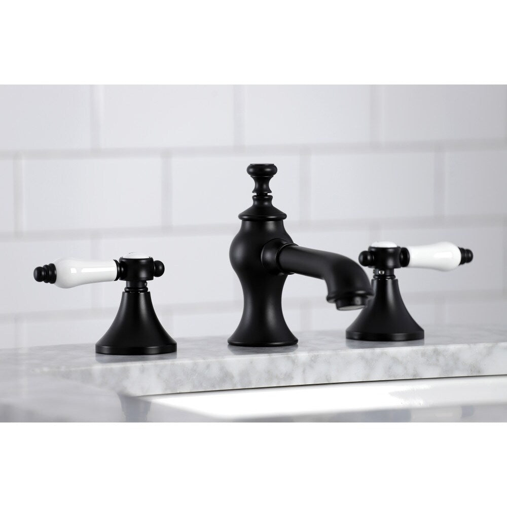 Bel-Air 8 inch Widespread 2-Handle Bathroom Faucet in Matte Black