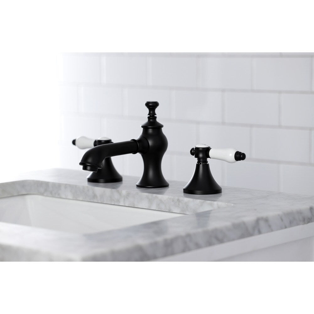 Bel-Air 8 inch Widespread 2-Handle Bathroom Faucet in Matte Black