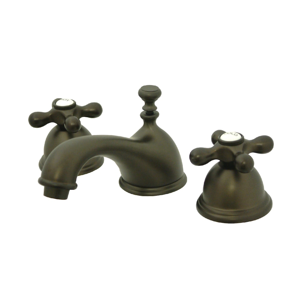 Restoration Cross 8 inch Widespread 2-Handle Bathroom Faucet in Oil Rubbed Bronze