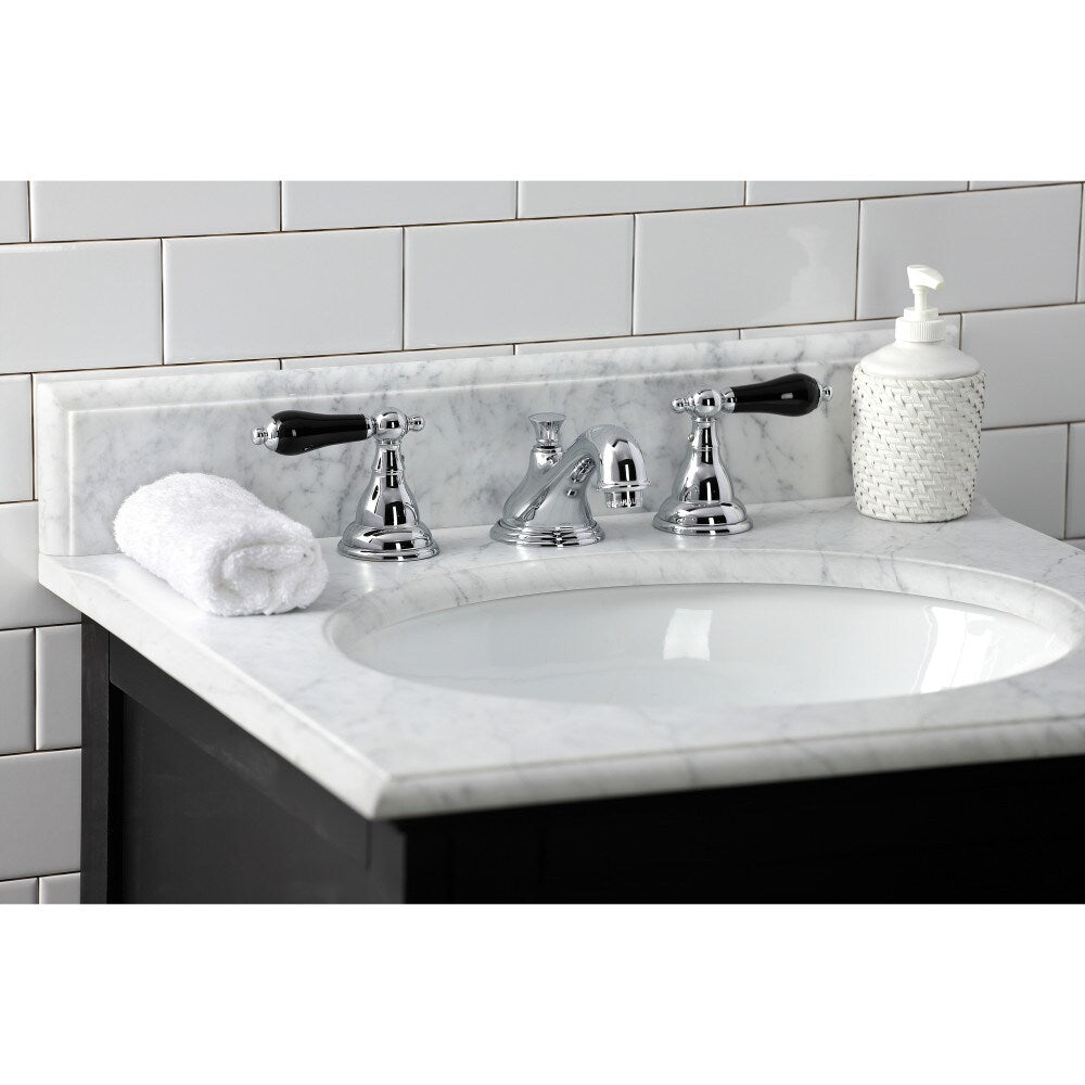 Duchess Porcelain Porcelain Porcelain 8 inch Widespread 2-Handle Bathroom Faucet in Polished Chrome