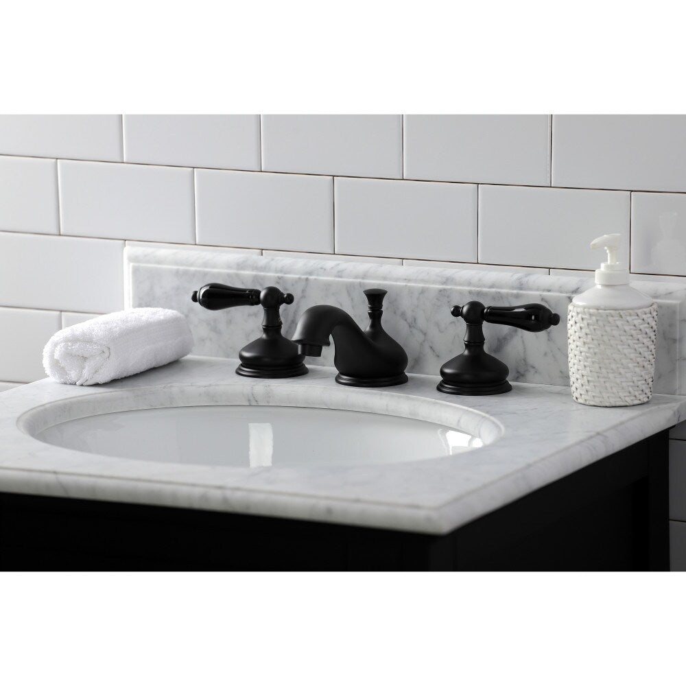 Duchess 8 inch Widespread 2-Handle Bathroom Faucet in Matte-Black
