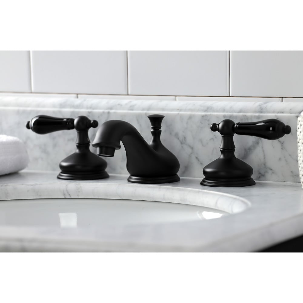 Duchess 8 inch Widespread 2-Handle Bathroom Faucet in Matte-Black