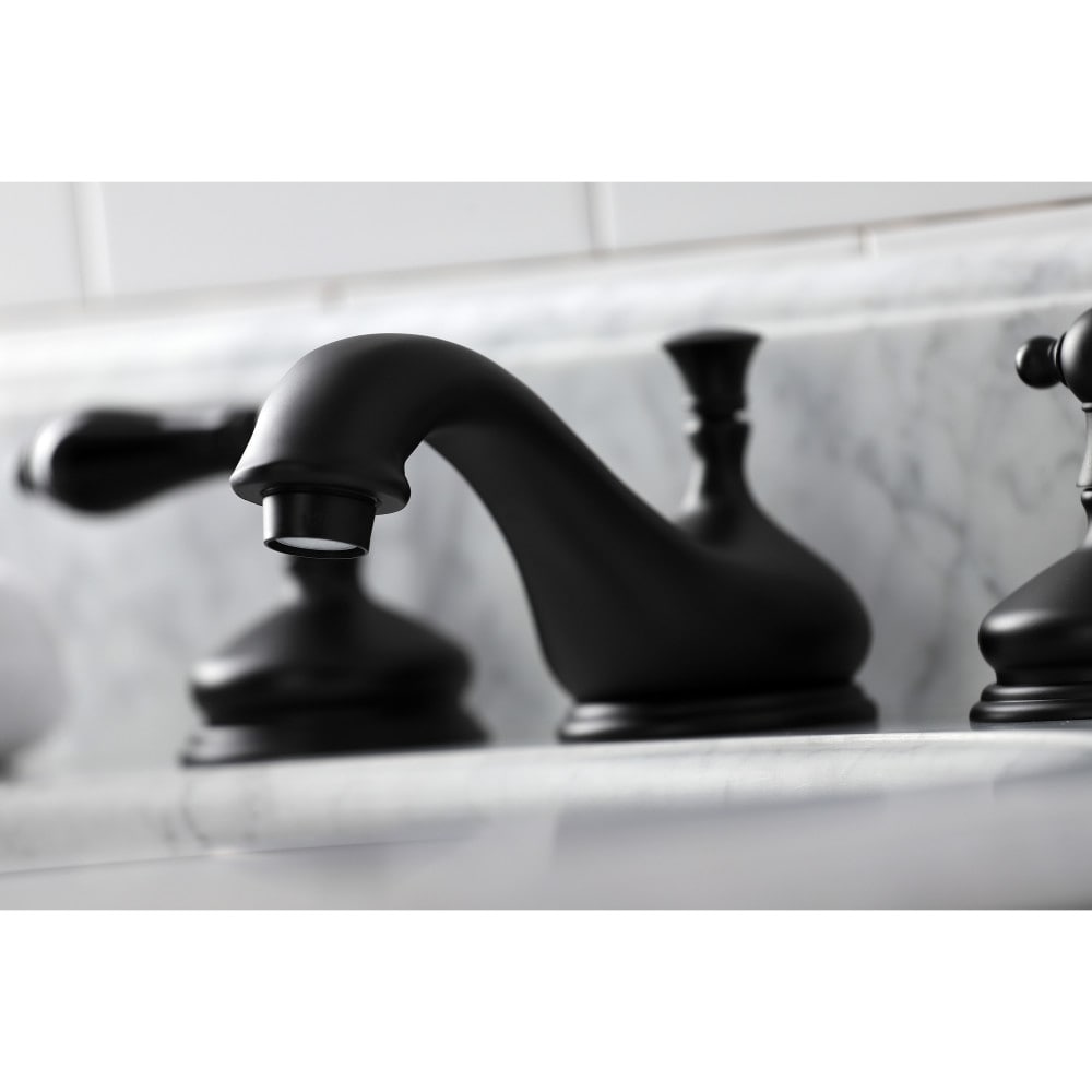 Duchess 8 inch Widespread 2-Handle Bathroom Faucet in Matte-Black