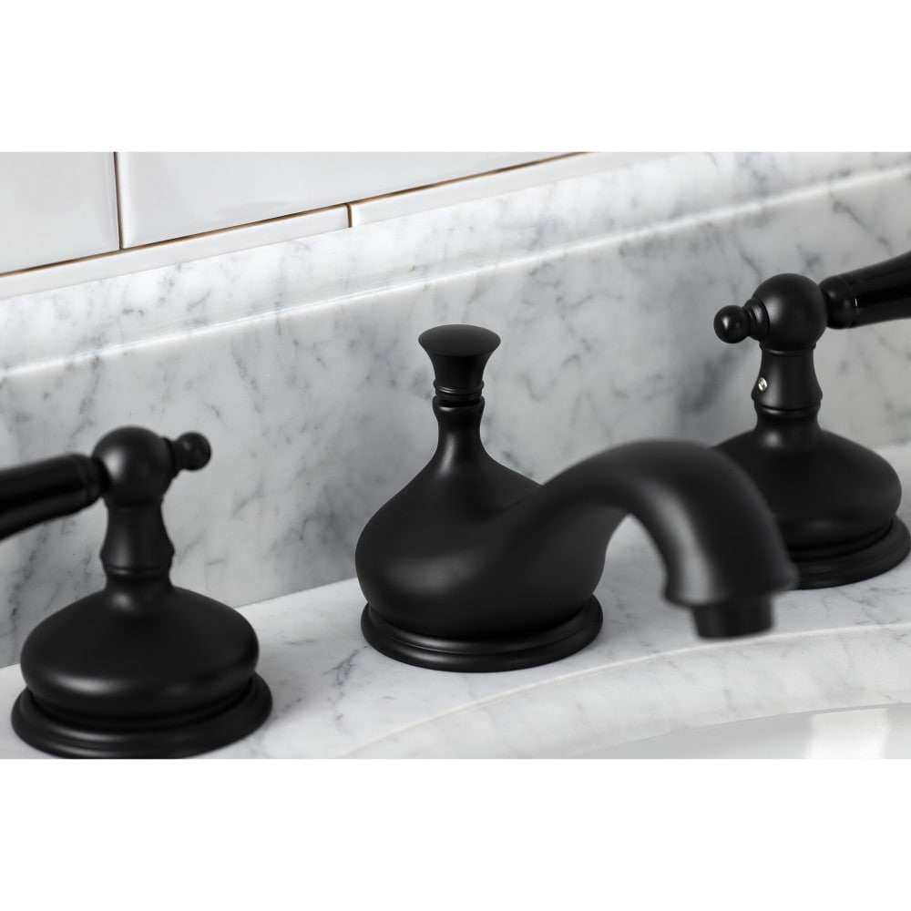 Duchess 8 inch Widespread 2-Handle Bathroom Faucet in Matte-Black