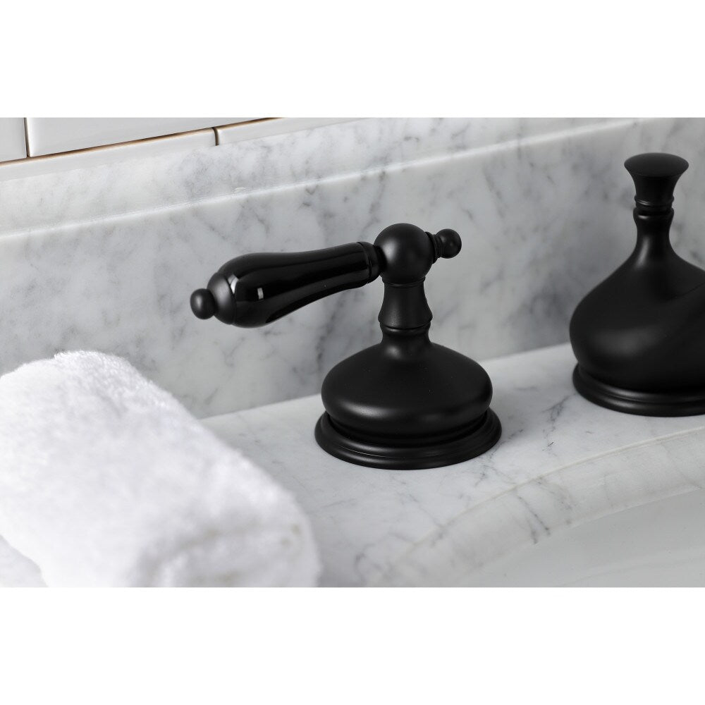 Duchess 8 inch Widespread 2-Handle Bathroom Faucet in Matte-Black