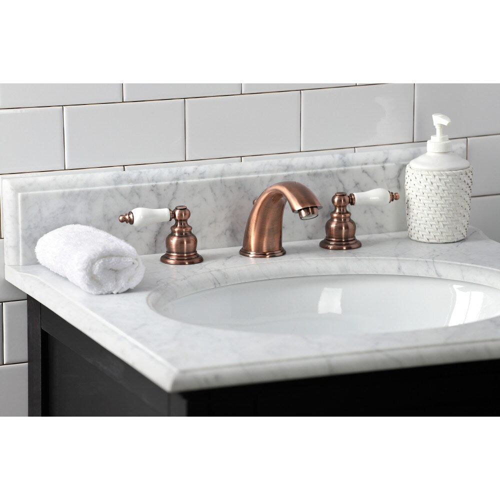 Magellan 8 inch Widespread 2-Handle Bathroom Faucet in Antique Copper