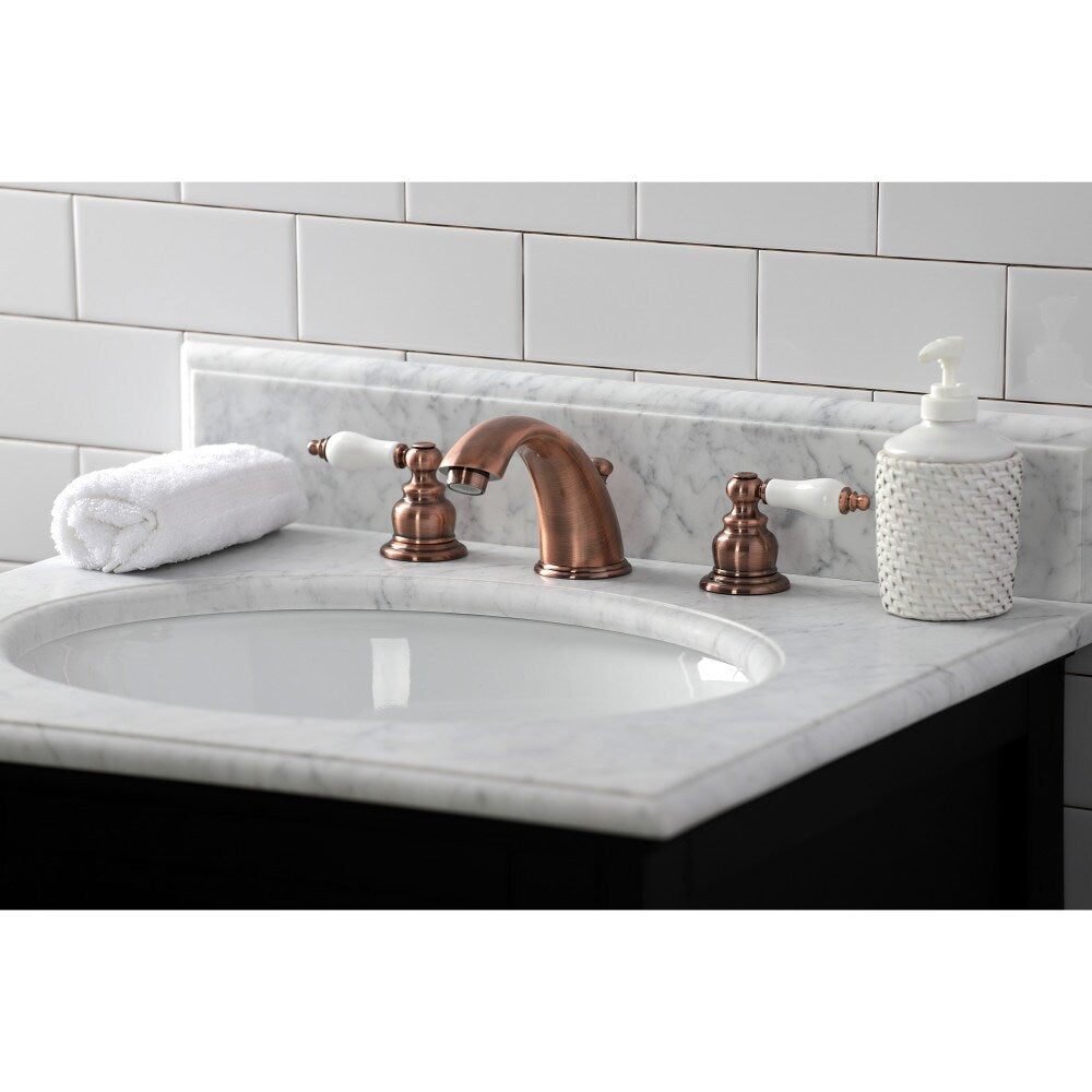 Magellan 8 inch Widespread 2-Handle Bathroom Faucet in Antique Copper