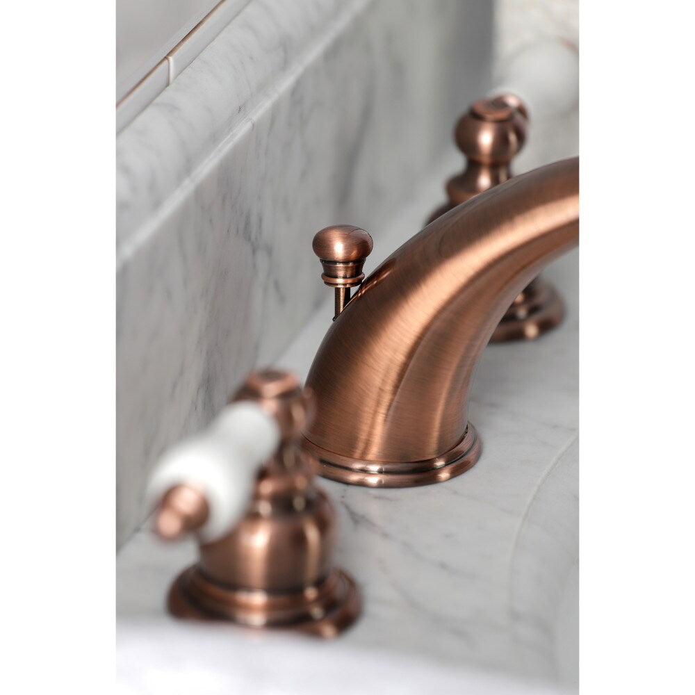 Magellan 8 inch Widespread 2-Handle Bathroom Faucet in Antique Copper