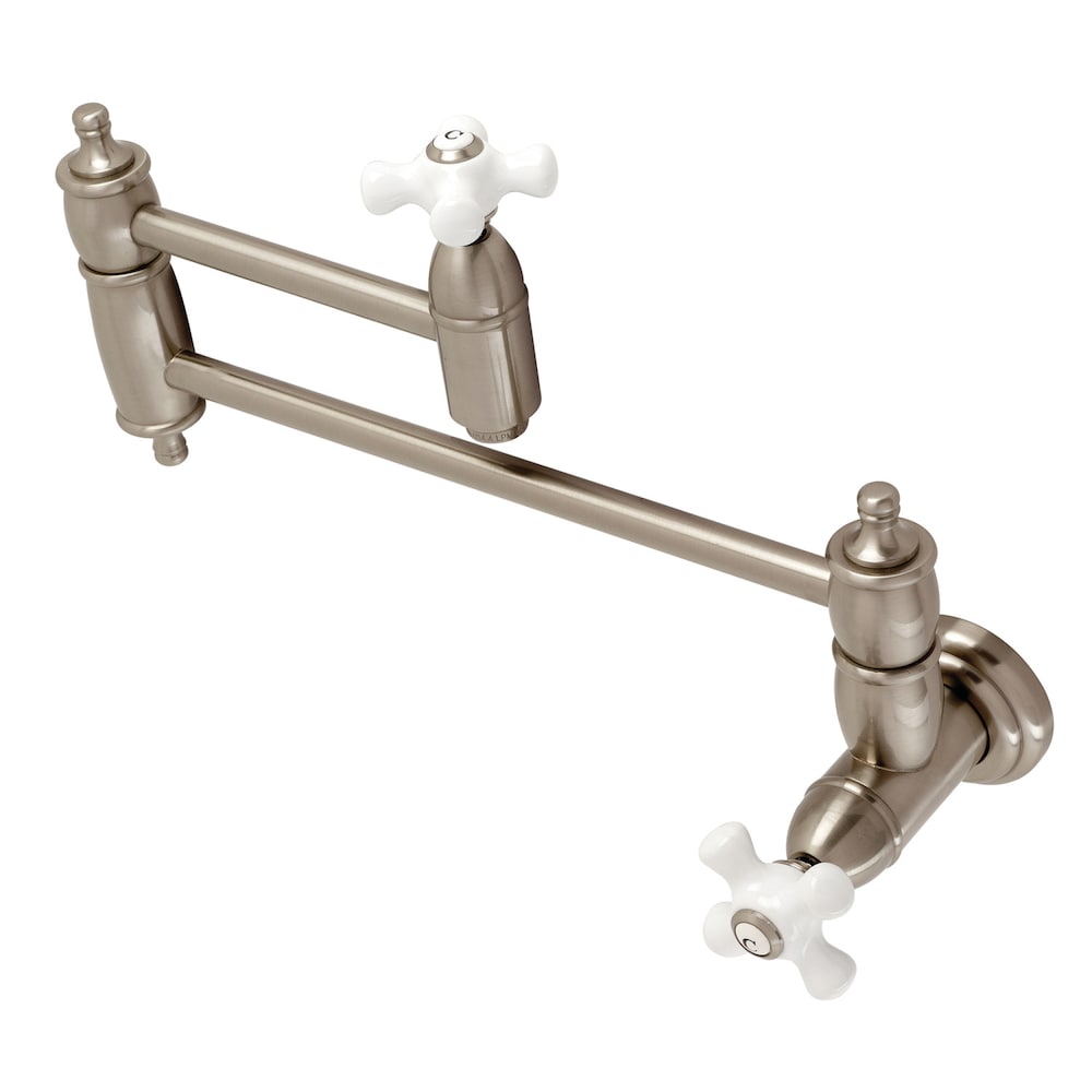 Restoration Wall Mounted Pot-Filler in Brushed Nickel