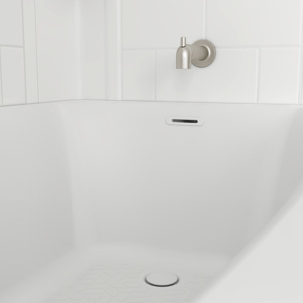 Ovation Curve 5x30 inch Integral Apron Bathtub with Left-hand Outlet with Deep Soak Drain