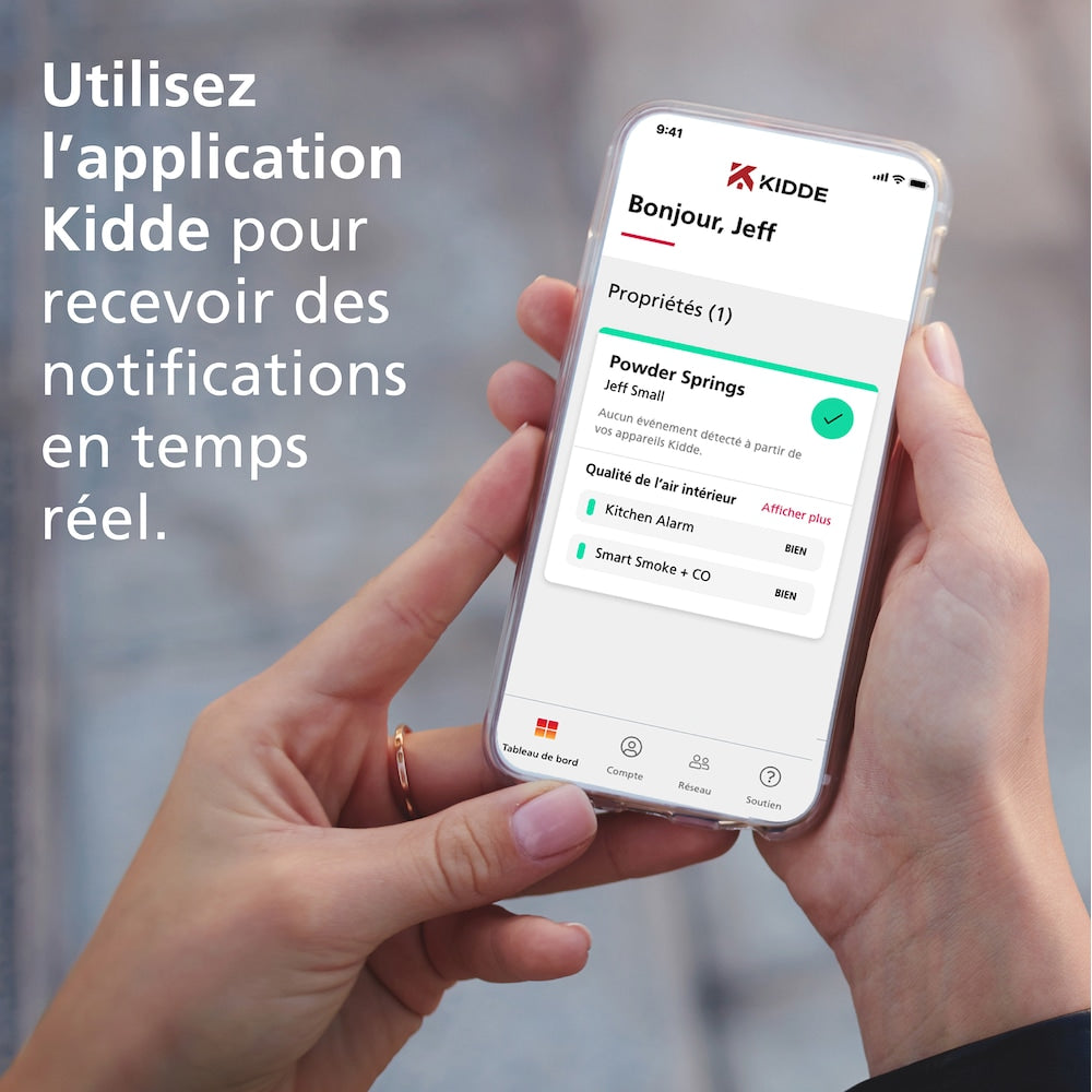 Kidde Plug-In Smart Carbon Monoxide Detector & Indoor Air Quality Monitor with 10-Year Battery