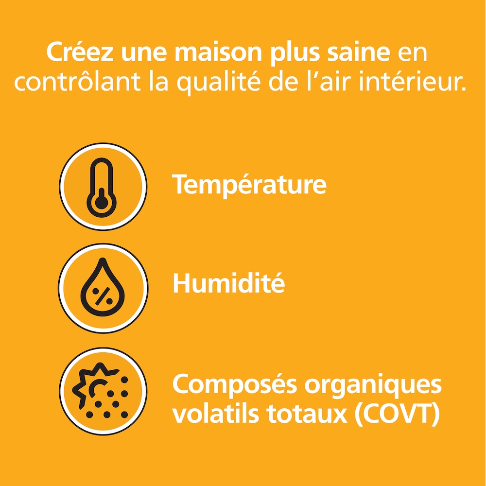 Kidde Plug-In Smart Carbon Monoxide Detector & Indoor Air Quality Monitor with 10-Year Battery