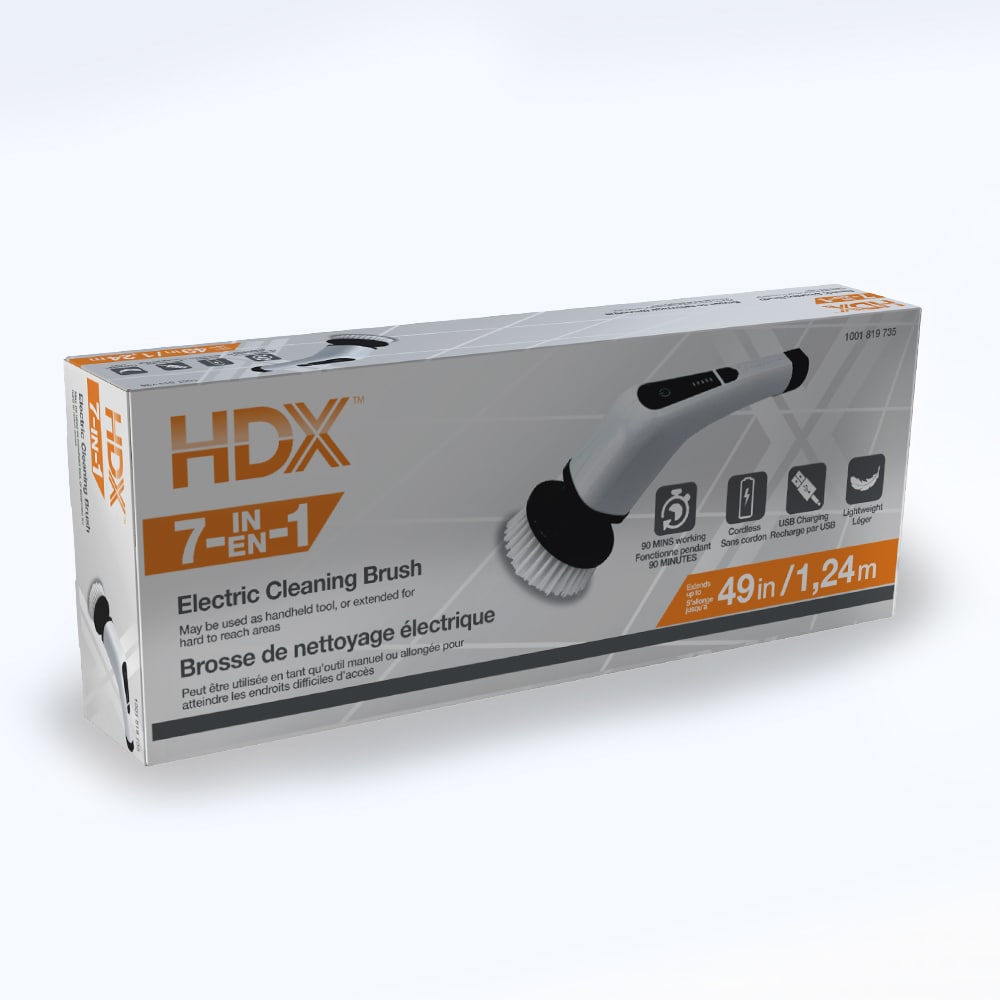 7-in-1 Multi-Purpose Cordless Electric Cleaning Brush with Rechargeable Battery