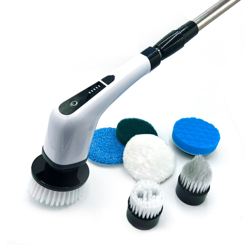 7-in-1 Multi-Purpose Cordless Electric Cleaning Brush with Rechargeable Battery