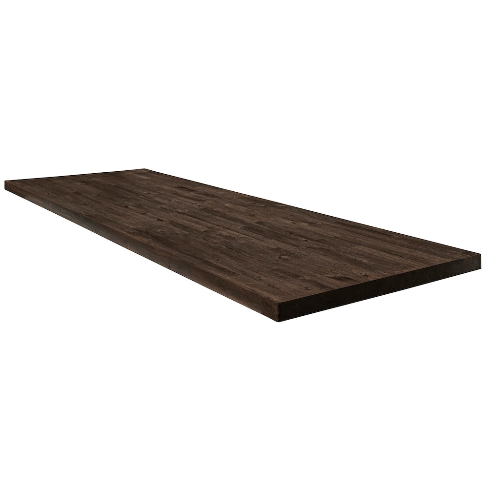 Finished Pre-Stained Acacia Finger Jointed Walnut 6 ft. x 25 in. x 1.5 in. Butcher Block Countertop