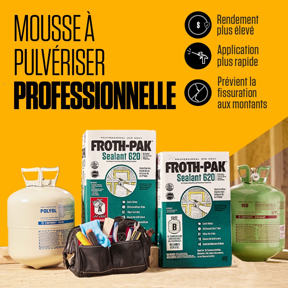 620 Low GWP Spray Foam Sealant Kit