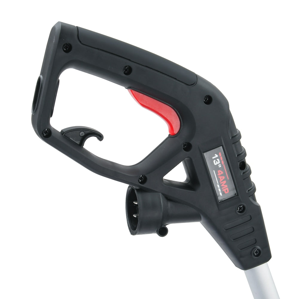 13-inch 4 Amp Corded Electric Multi-Angle Telescoping Pole Grass Trimmer & Edger