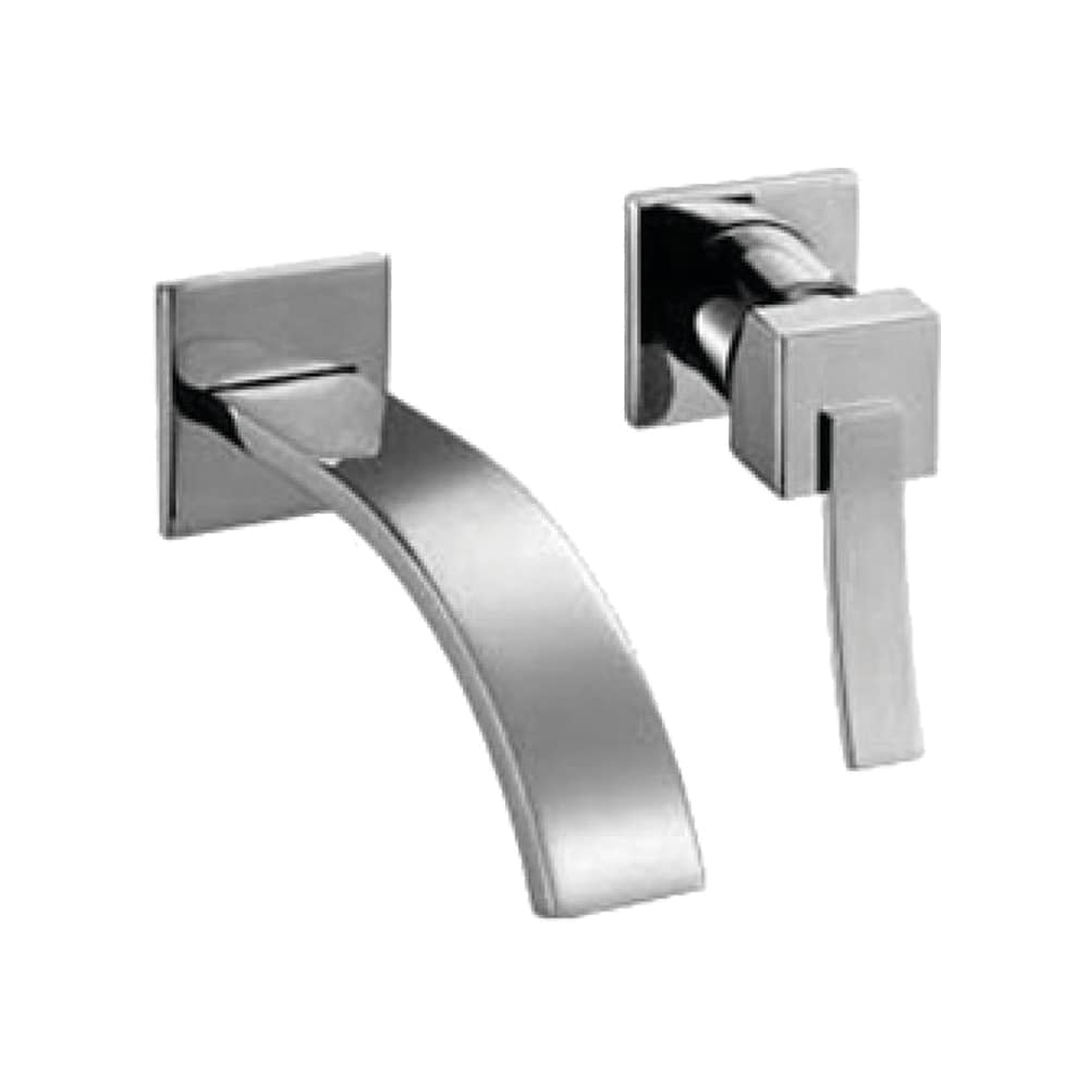 Rae Single Handle Wall Mount Bathroom Faucet in Chrome