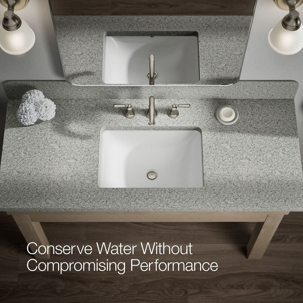 Robinet de lavabo de salle de bain à large portée Capilano en nickel brossé