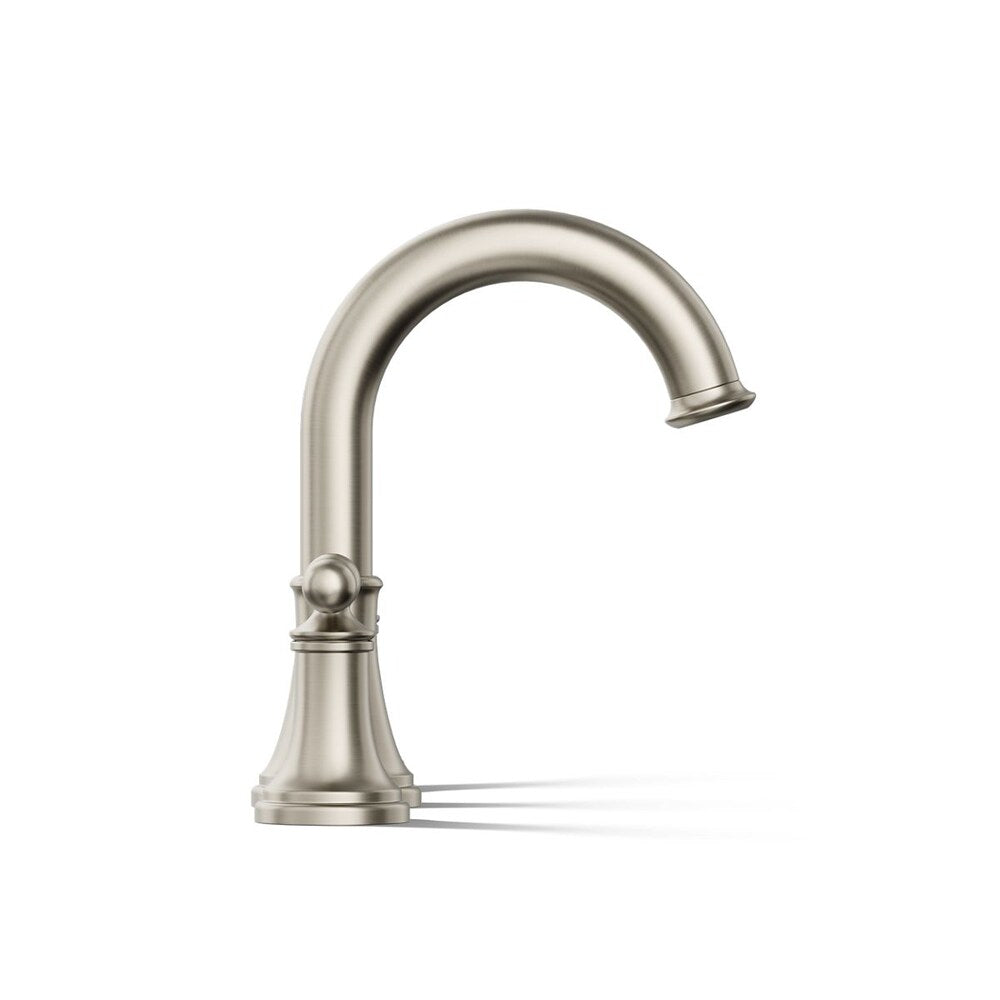 Robinet de lavabo de salle de bain à large portée Capilano en nickel brossé