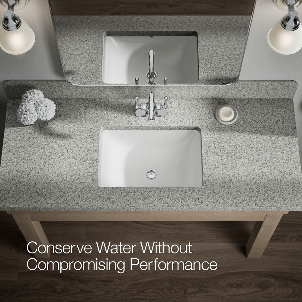 Robinet de lavabo de salle de bain monobloc Capilano en chrome poli