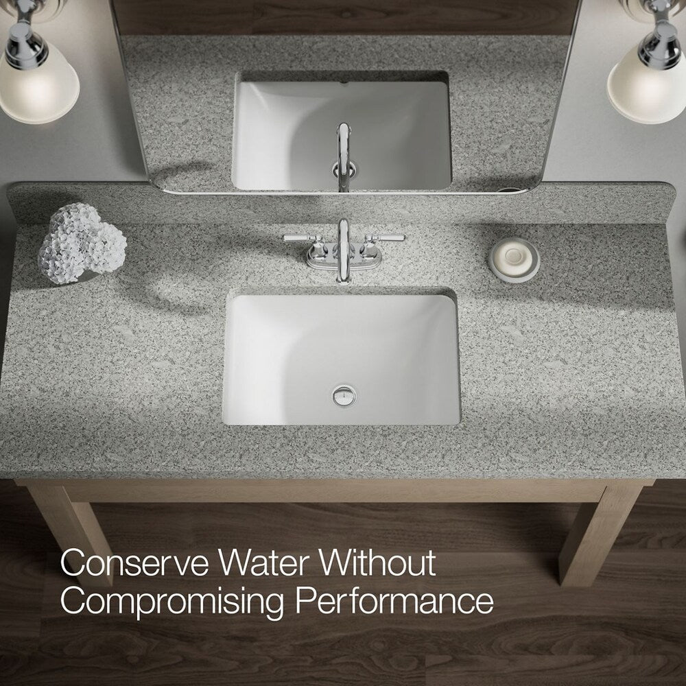 Robinet de lavabo de salle de bain central Capilano en chrome poli