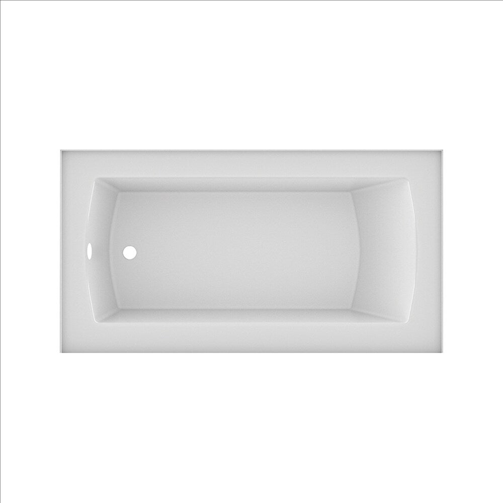 IVY 60 inch x 30 Two-sided Skirted Bathtub Left-Hand Drain Location, Right hand skirt