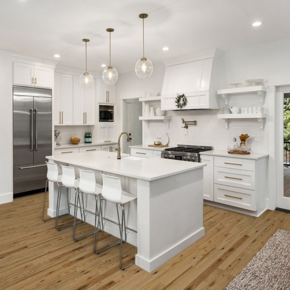 Natural Red Oak ¾-inch T x 3 ¼-inch W x Varying Length Solid Hardwood Flooring (20 sq. ft./Case)