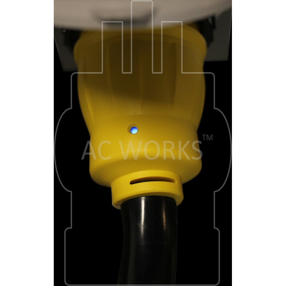 Cordon d'alimentation amovible RV 50 A de 15 pieds avec indicateur d'alimentation