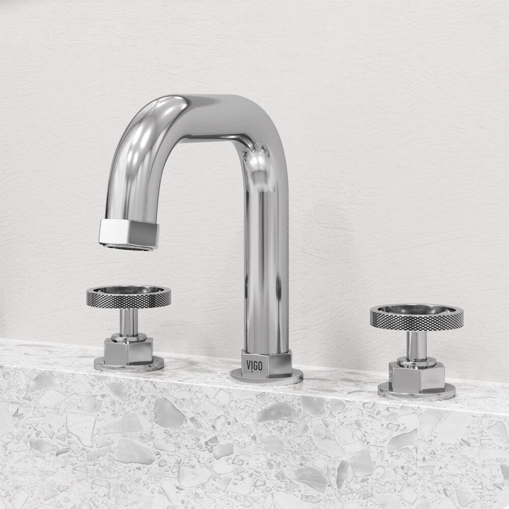 Hart 10" W Widespread 2-Handle Bathroom Faucet in Chrome