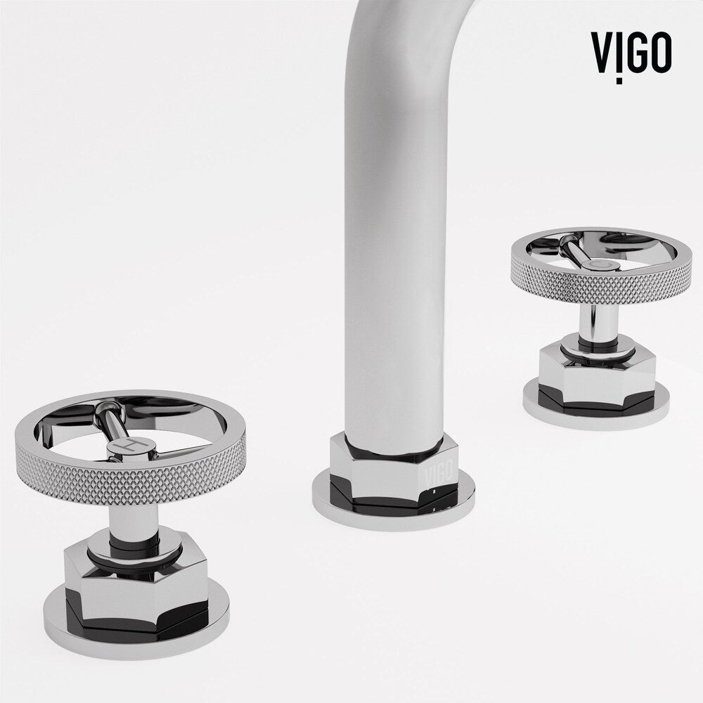 Hart 10" W Widespread 2-Handle Bathroom Faucet in Chrome