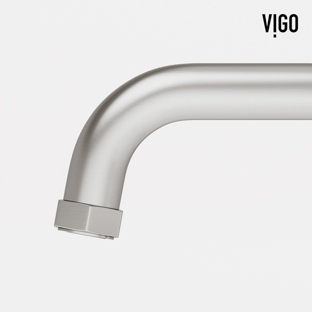 Hart 10" W Widespread 2-Handle Bathroom Faucet in Brushed Nickel