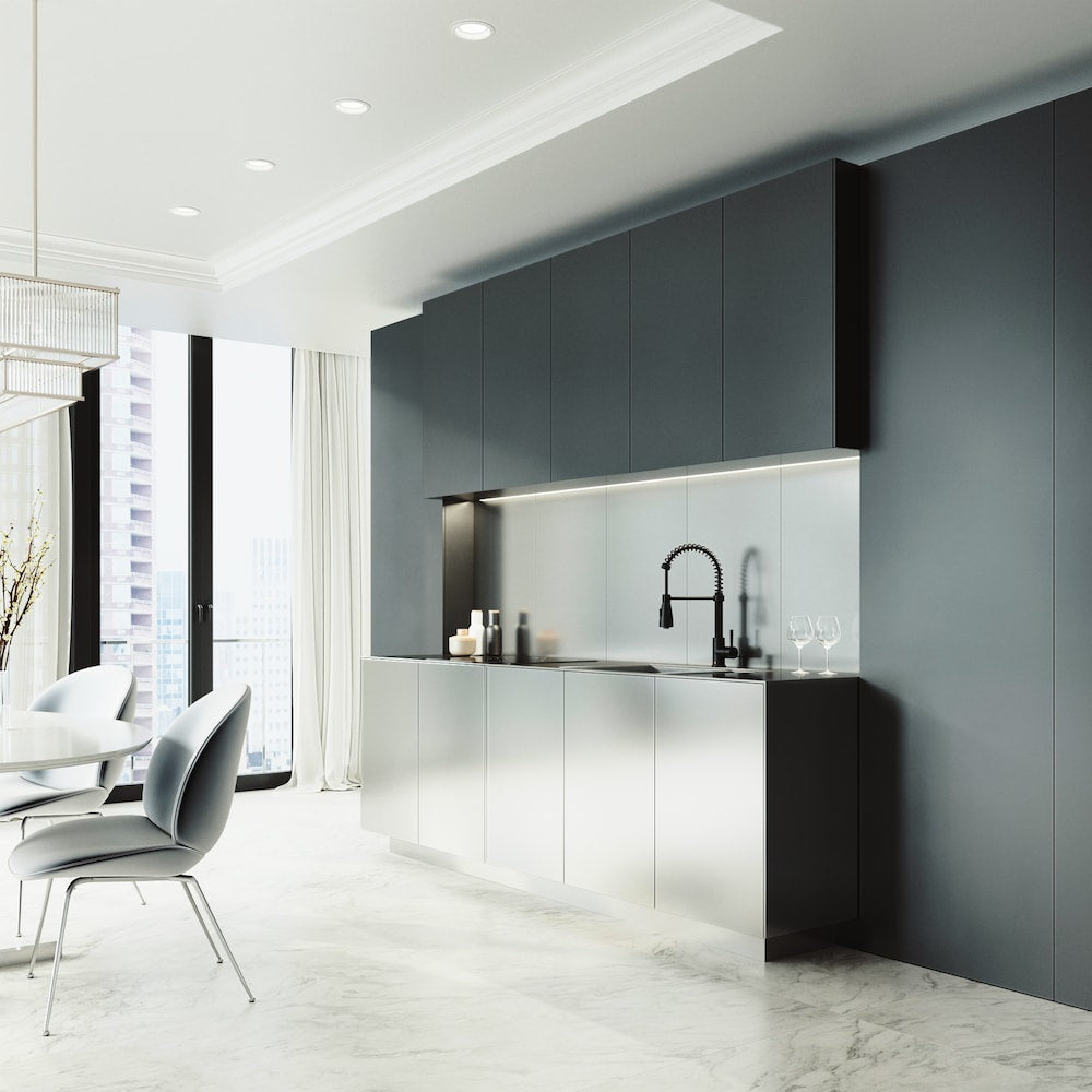 Brant Single-Handle Pull-Down Sprayer Kitchen Faucet with Soap Dispenser in Matte Black