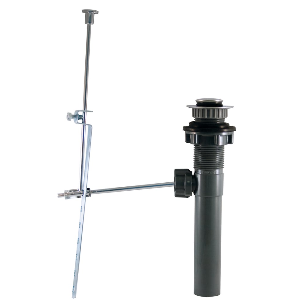Drain mécanique mécanique chromé 1-1/4 po x 8 po plastique paquet de 3