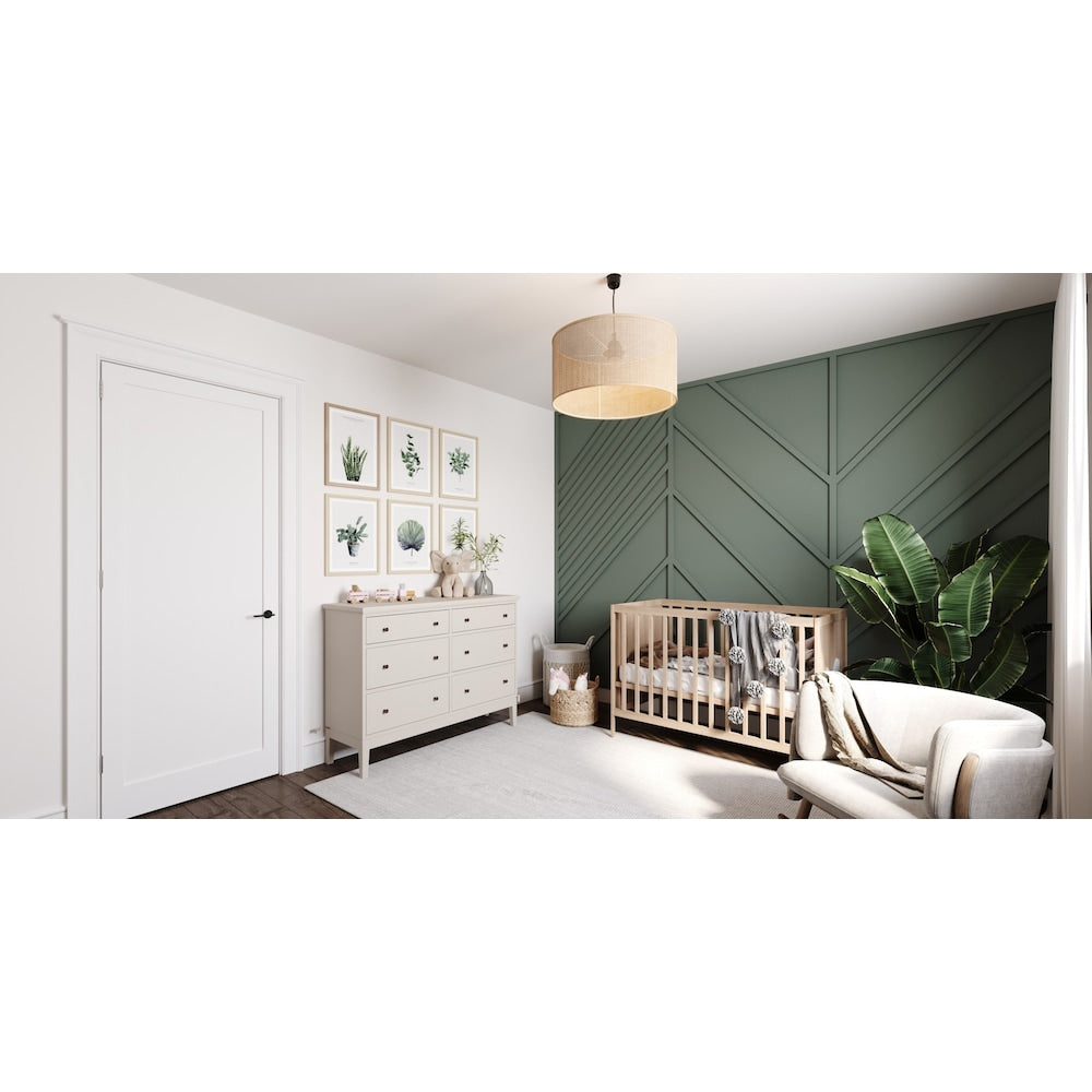 MOULURE RECTANGULAIRE DÉCO-PACK 3/4" x 1-1/2" x 96" en MDF apprêté blanc