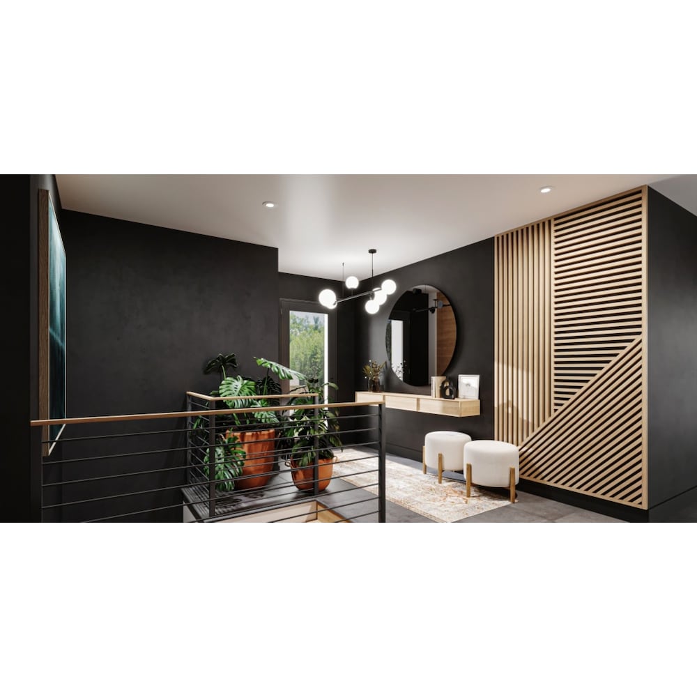 MOULURE CARRÉE DÉCORATIVE EN MDF apprêté blanc 1-1/16" x 1-1/16" x 96"