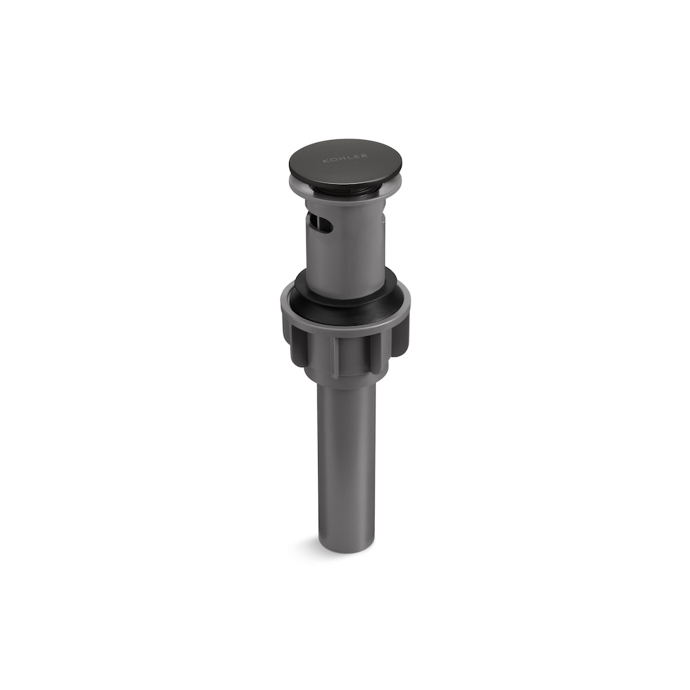 Bonde à clic avec trop-plein en noir mat