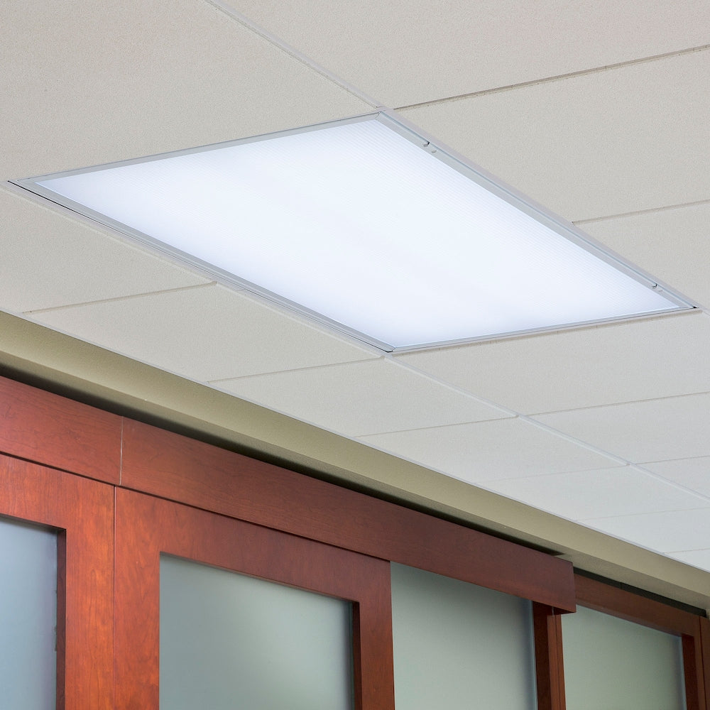 2x4 Shatterproof Genesis Light Lens Panel, Opal, case of 10