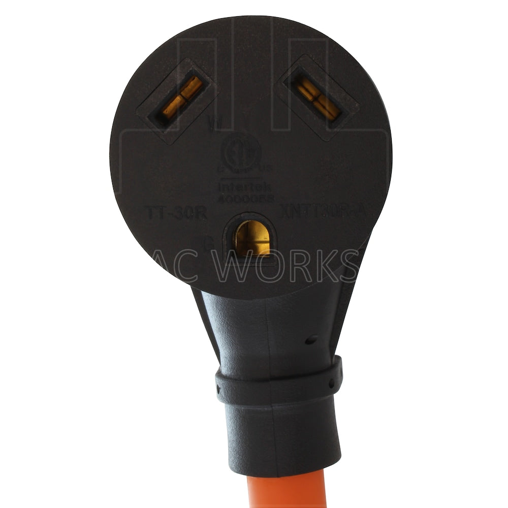 1ft. 15A Household Plug to RV TT-30 30A 125V RV Female Connector