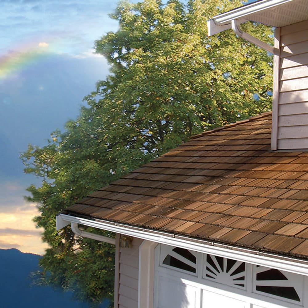 Fascia en aluminium blanc de 10 pi L x 6 po l x 1 po H