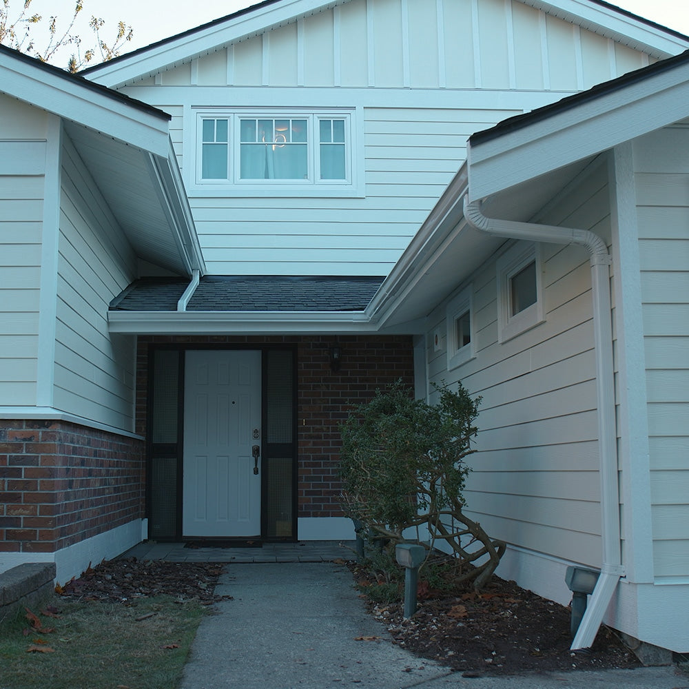 10 feet. x 5-inch Aluminum Gutter (Eavestrough) in White