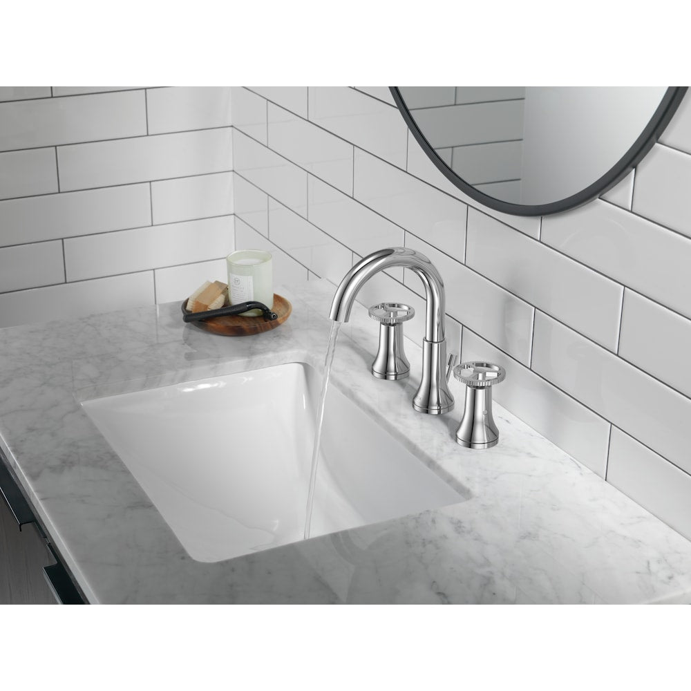 Trinsic 8 inch Widespread, 2 Handle WaterSense Bathroom Sink Faucet in Chrome