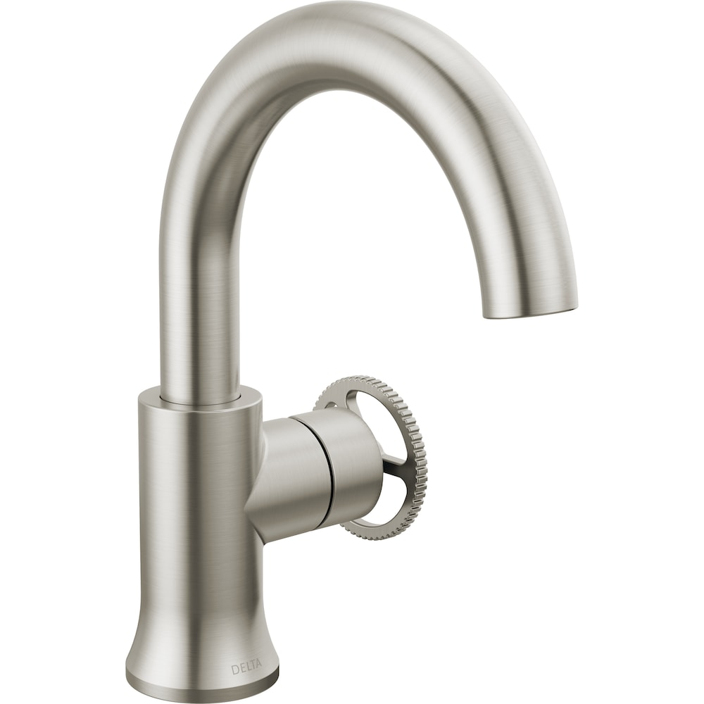 Trinsic Single Handle Single Hole WaterSense Bathroom Faucet Metal Pop-Up Assembly Stainless Steel