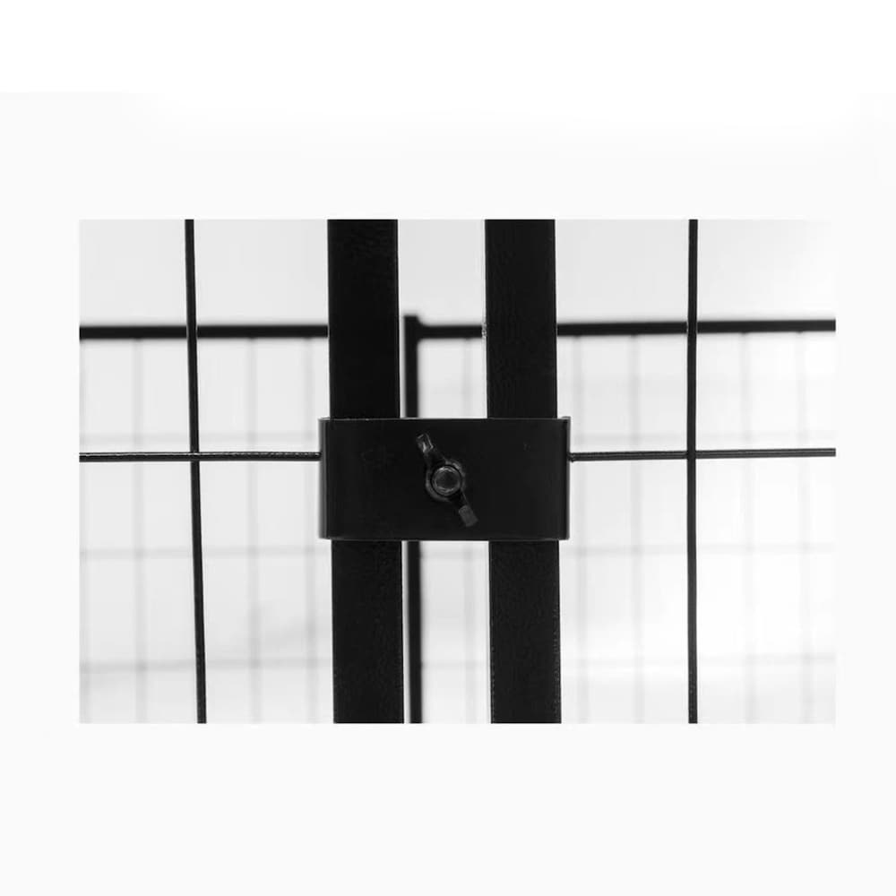 Kit de clôture pour chien en fil de fer soudé de 52 po x 4 pi x 4 pi