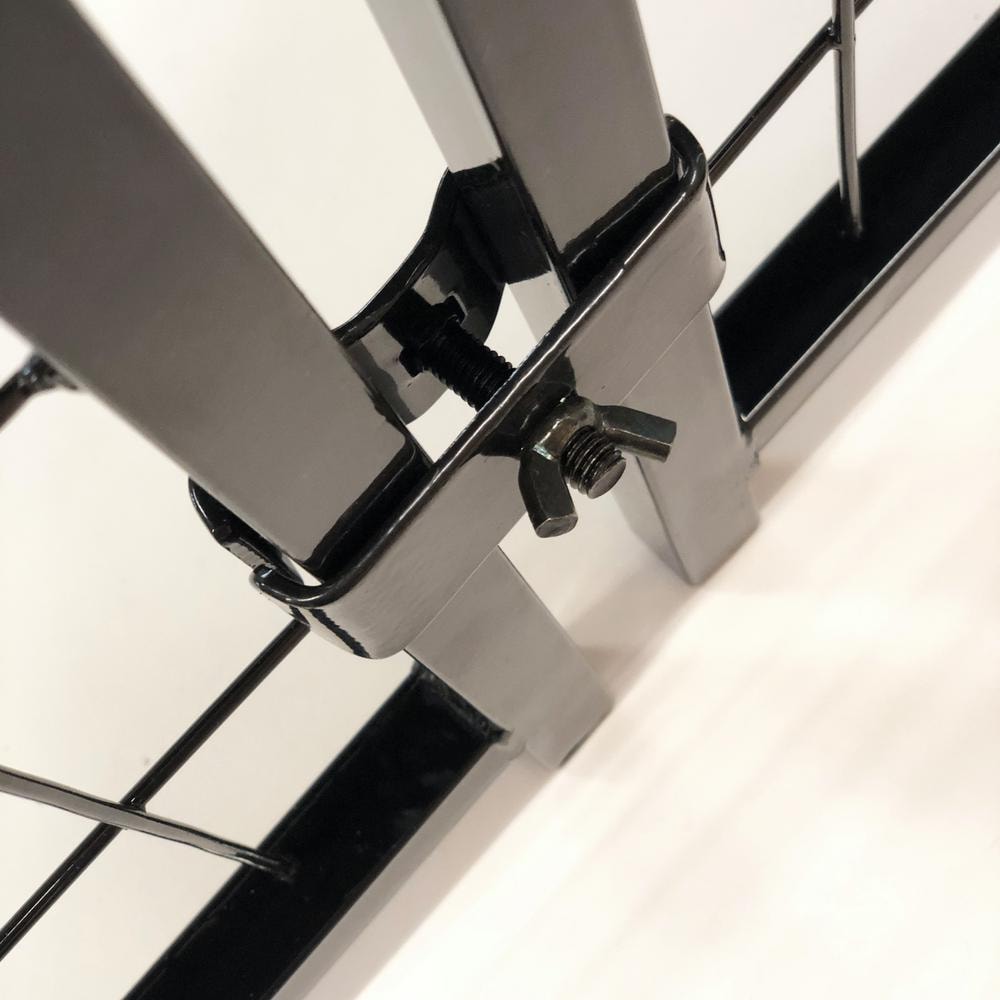 Kit de clôture pour chien en fil de fer soudé de 4 pi x 4 pi x 6 pi