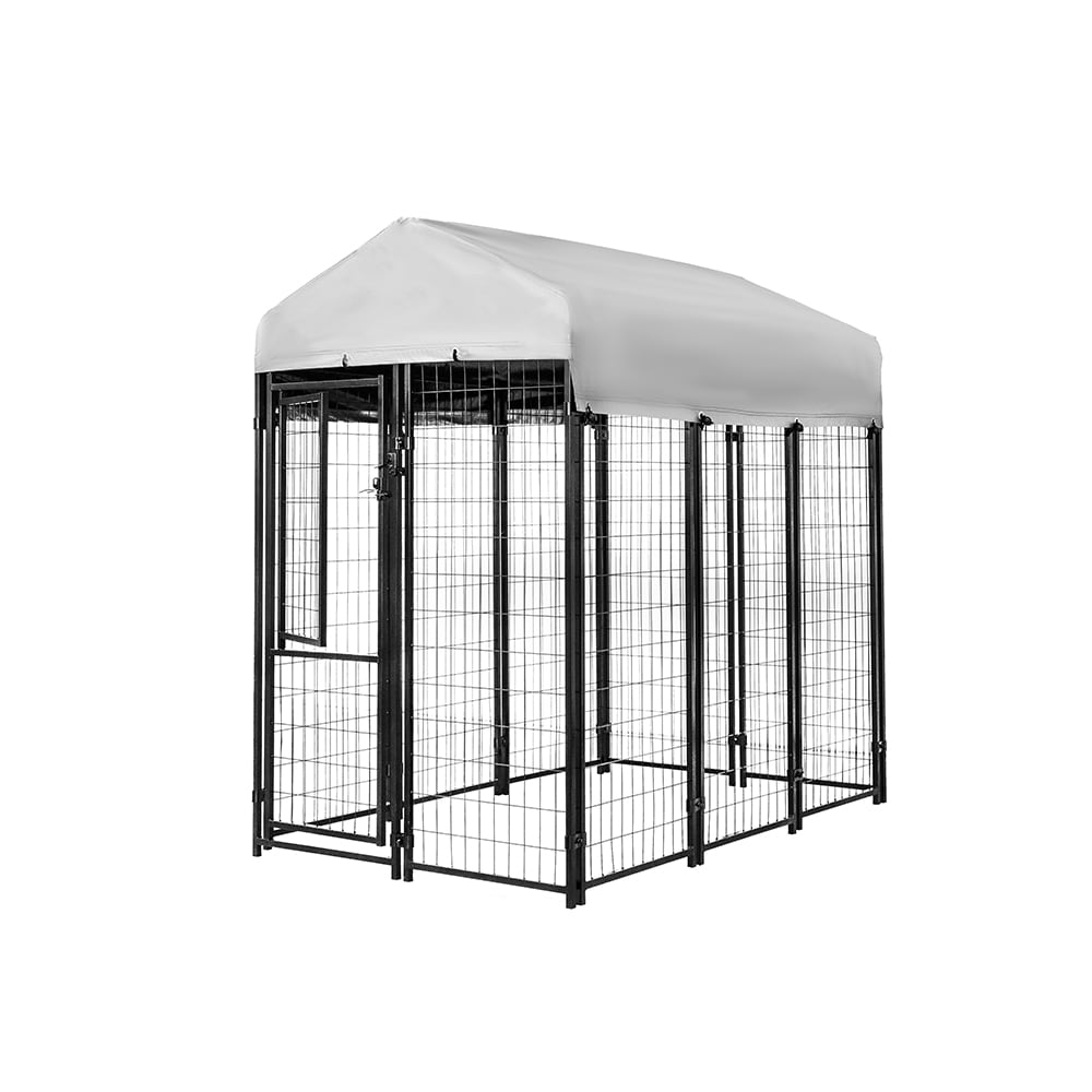 6 ft. x 4 ft. x 6 ft. Welded Wire Dog Fence Kennel Kit